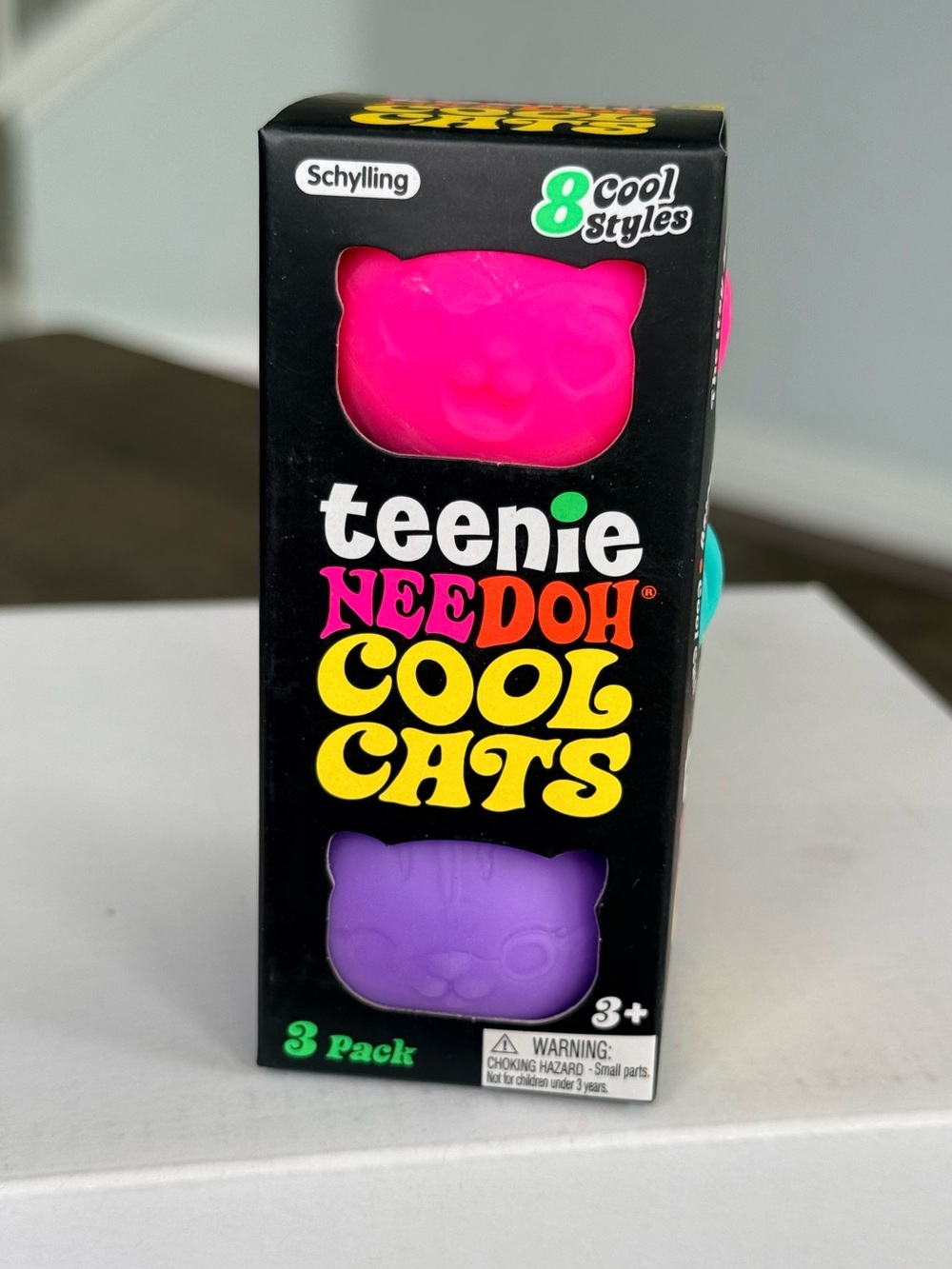 🆕 NeeDoh Funky Pup 3 Pack - PINK, TEAL, PURPLE NIB | Viral TikTok HTF 🔥